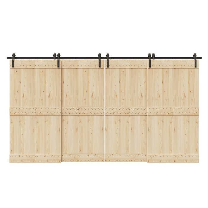 vidaXL Kit de quincaillerie de porte coulissante 400 cm