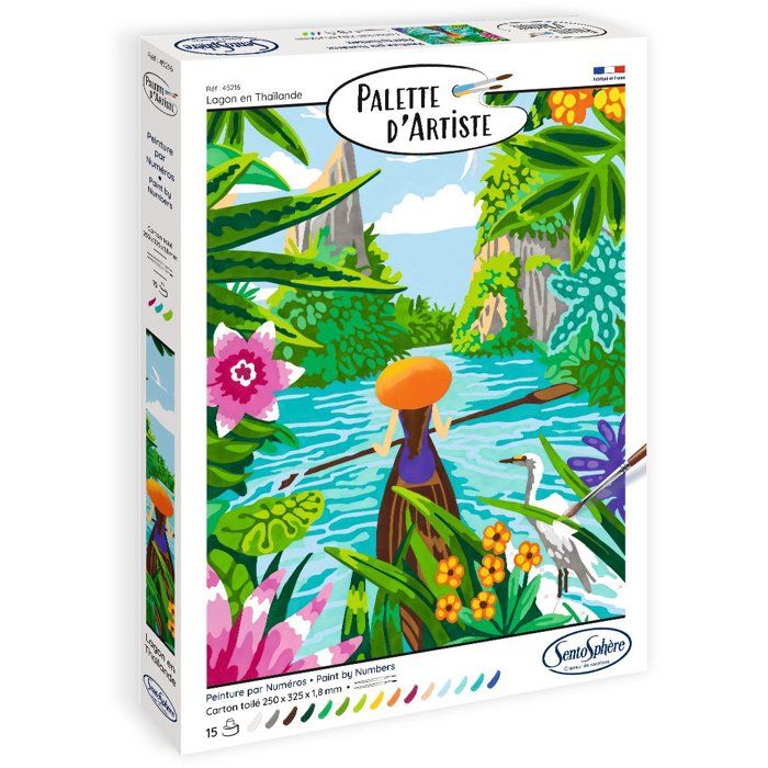 Sentosphère Palette d'artiste Lagon thaïlandais