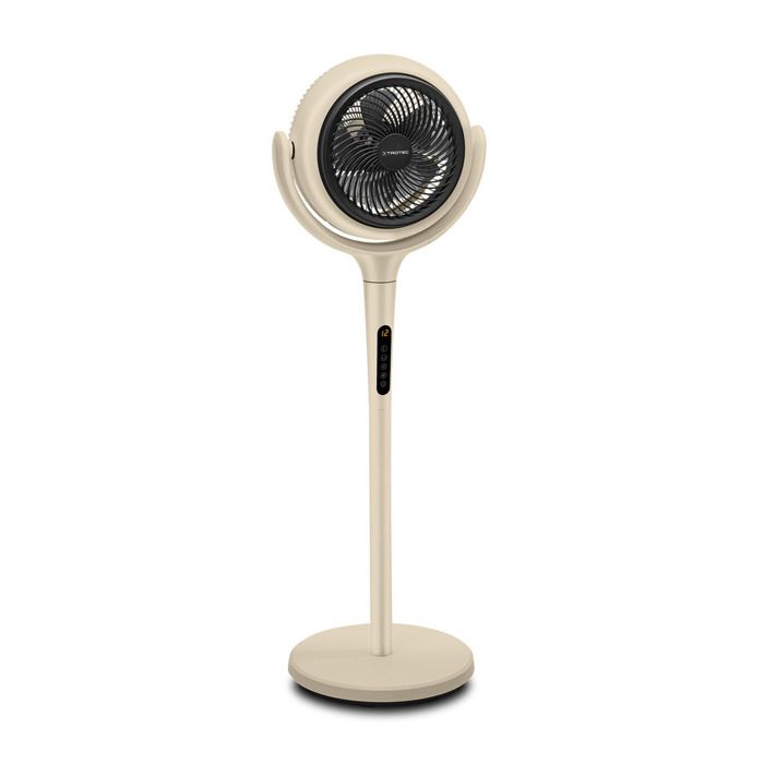 TROTEC TVE 300 S – Ventilateur sur pied beige 12 vitesses oscillant télécommande et minuterie - Trotec