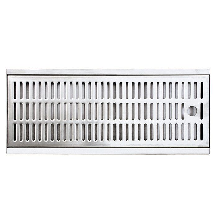 Bac De Récupération Condensats Climatiseur 81.5x33cm - Avec Tube Drainage Pour Unités Split