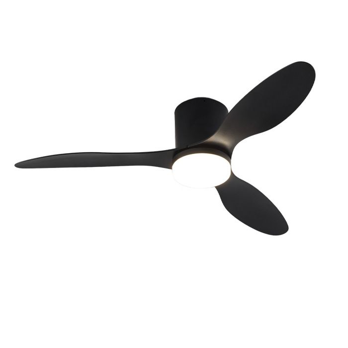 84cm Ventilateur de Plafond avec Lumiere et Telecommande Dimmable 6 Vitesses Silencieux Ventilateur Plafond LED Noir - Tomasortel