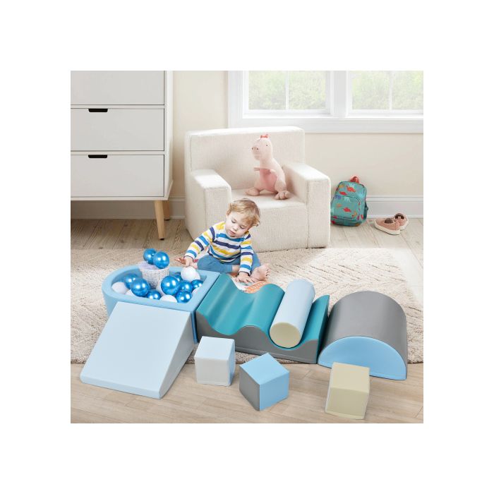 Blocs d'escalade en mousse souple 7 pièces pour tout-petits, pour l