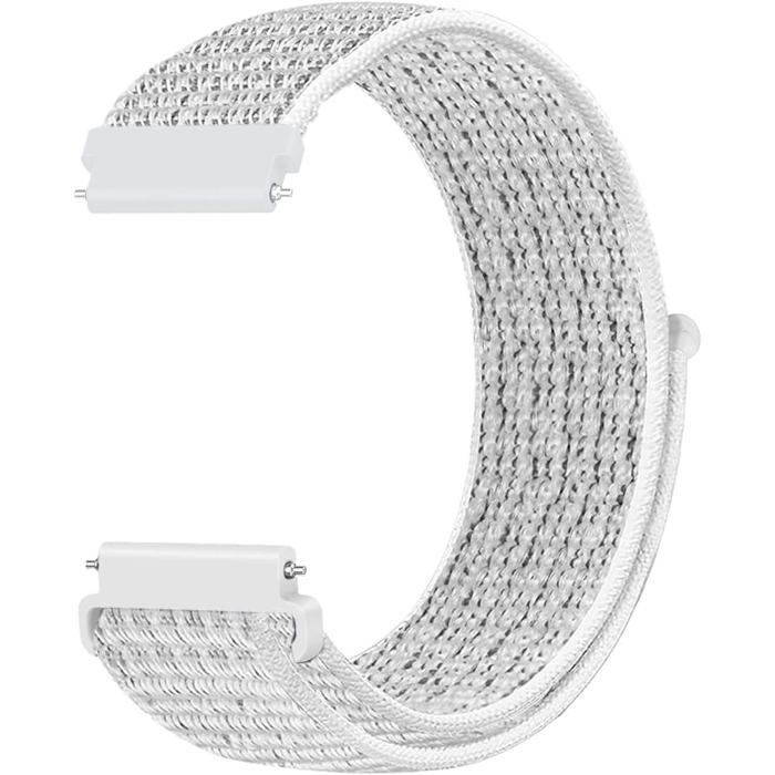 BRACELET POUR MONTRE CONNECTEE - Fleuve - Bracelet nylon sport 18-22Mm dégagement rapide femmes/ho BRACELET POUR MONTRE CONNECTEE