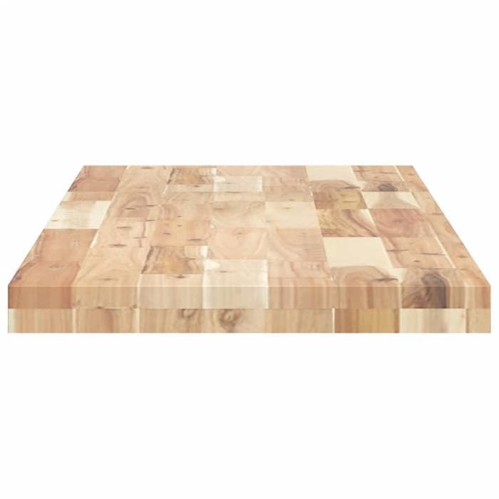 Moderne Dessus de meuble de salle de bain Solomoon Accessoire de meuble non traité bois dacacia 140x40x4 cm MM20