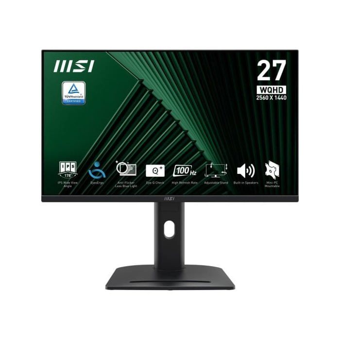 MSI PRO MP275QPG 27 LED IPS QHD 100Hz Adaptive Sync Altavoces Regulable Altura