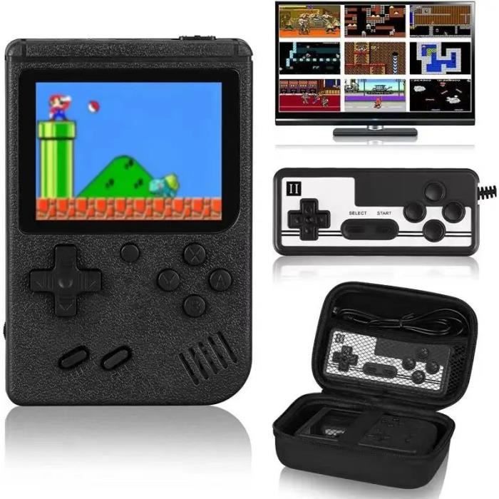 Febotak Console Portable Rétro Avec 500 Jeux Intégrés – Écran 3 Pouces, Sortie TV Et Mode 2 Joueurs – Idéal Enfants & Adultes
