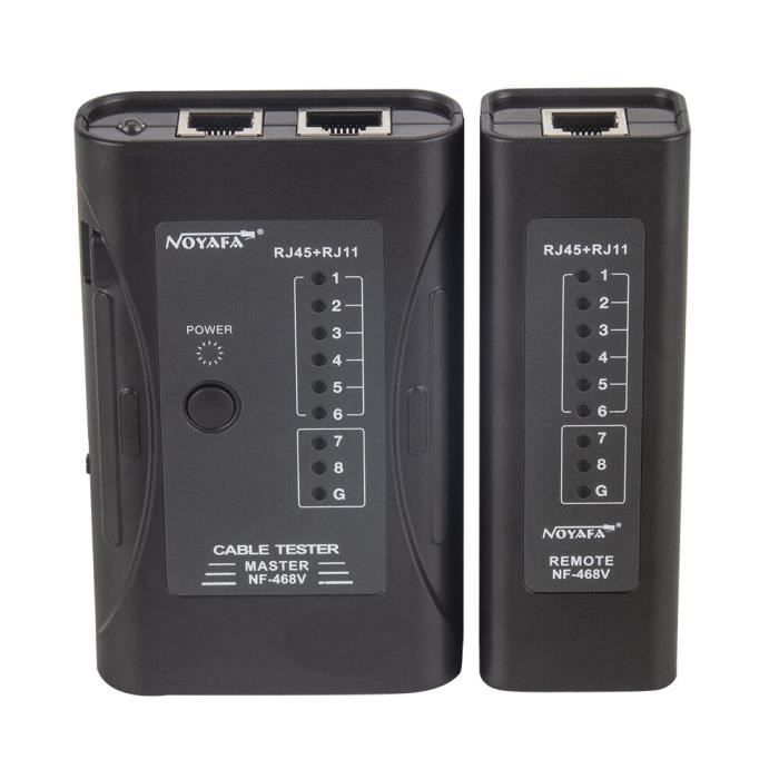 Test de continuité des câbles RJ11 NF-468V, câble RJ45 à détection ...