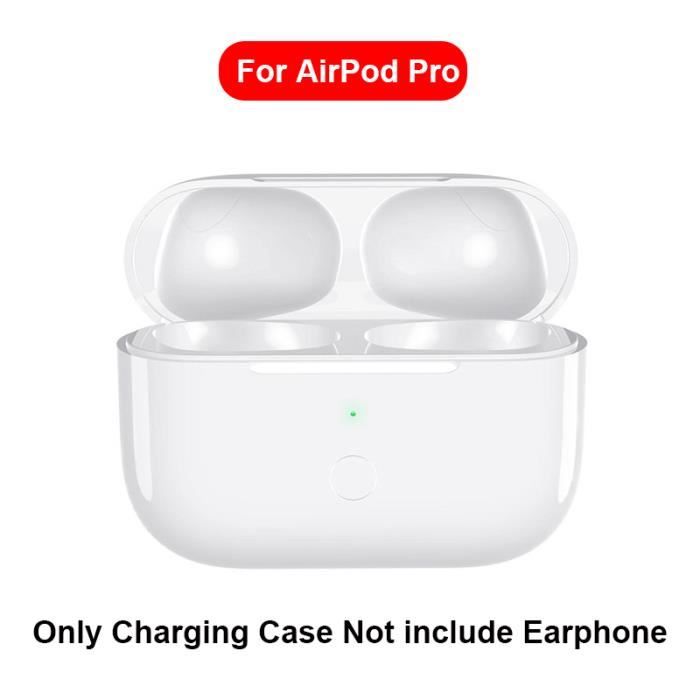 Seul étui AirPod Pro - Boîtier De Charge Sans Fil Airpods Pro, Boîtier De  Remplacement Pour Écouteurs Bluetoo - Cdiscount TV Son Photo