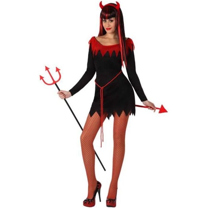Costume Diablesse Halloween Xl 42 44 Cdiscount Jeux Jouets