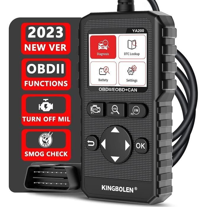 Outil de Diagnostic Auto OBD2 Scanner Lecteur de Code Voiture avec