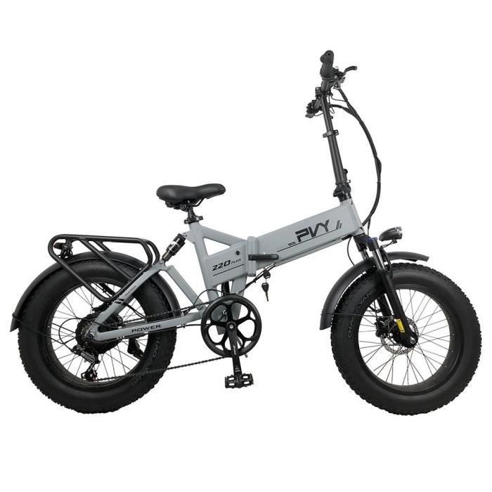 Vélo Électrique Pliant PVY Z20 Plus, Gros Pneus 20*4.0in Moteur 500W Batterie 14.5Ah Portée 50-80km Charge 150kg