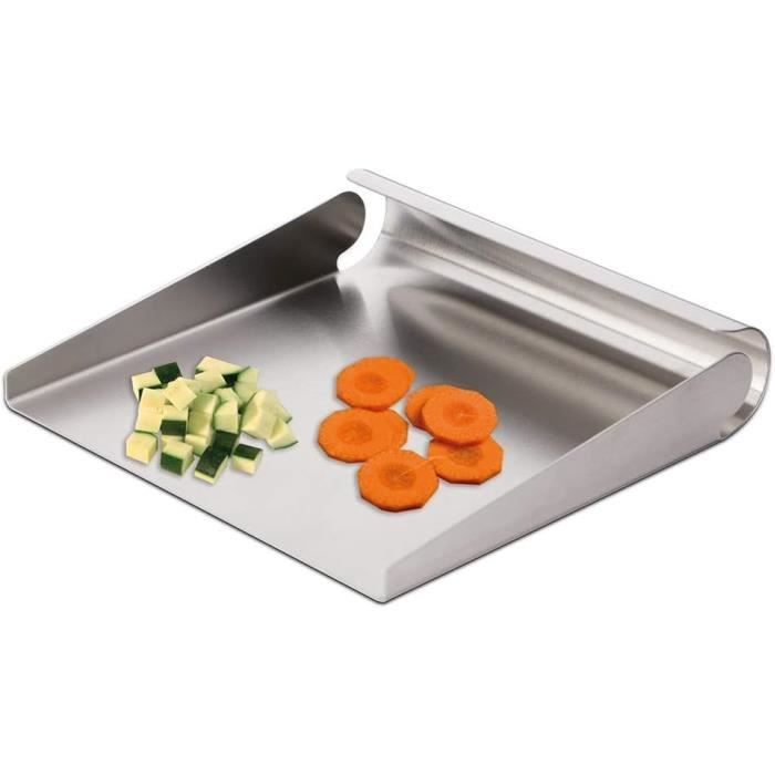Ustensile Cuisine Multi-Usage Inox 18/10 - Raclette, Pelle à Légumes, Grattoir