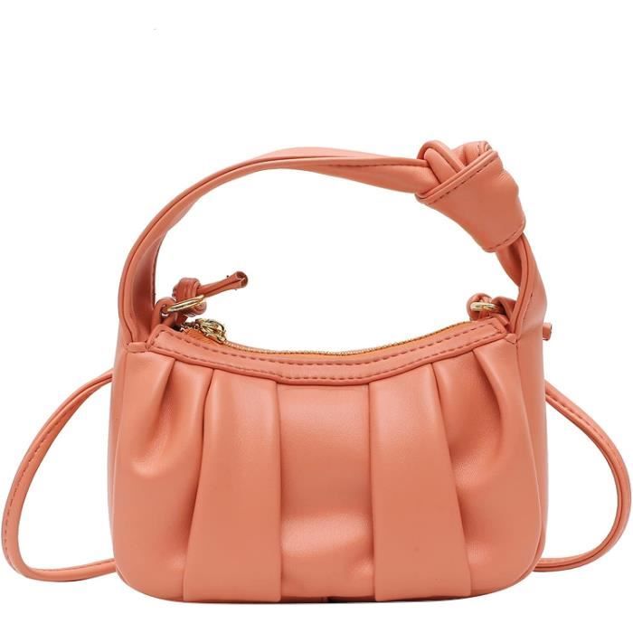 Sac Bandoulière Polyuréthane Léger - 25,4x10,33x8,26 Cm - Organisateur 3 Compartiments - Pour Homme/femme, Quotidien, Shopping