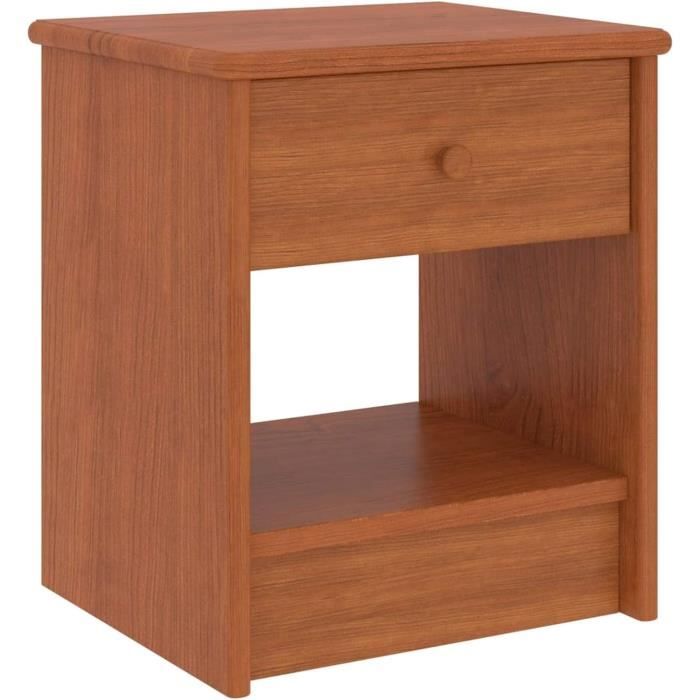 Petite Table De Chevet Ou Tablette - Métal Et Verre Noir - 35x29 Cm, H60 Cm