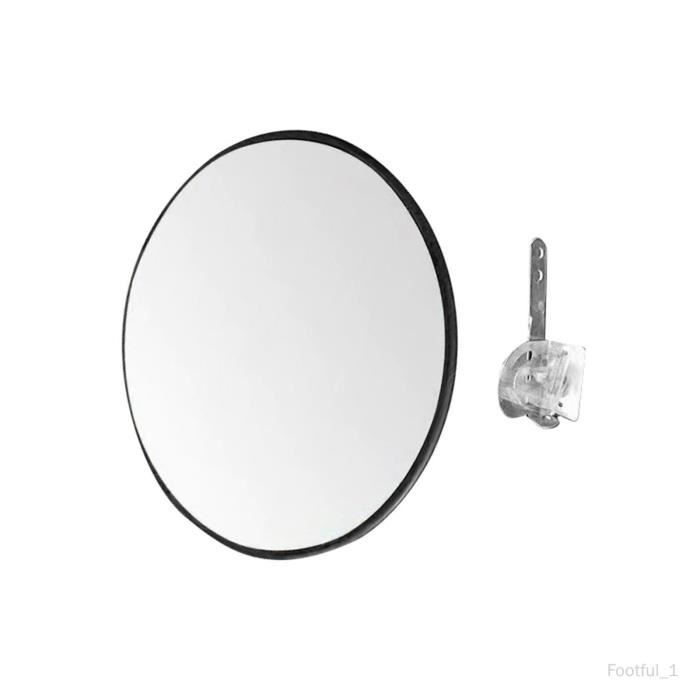 Miroir Convexe De Sécurité 80x60cm - Rétroviseur De Rue Ou Garage - Cadre Réfléchissant - Fabriqué En UE