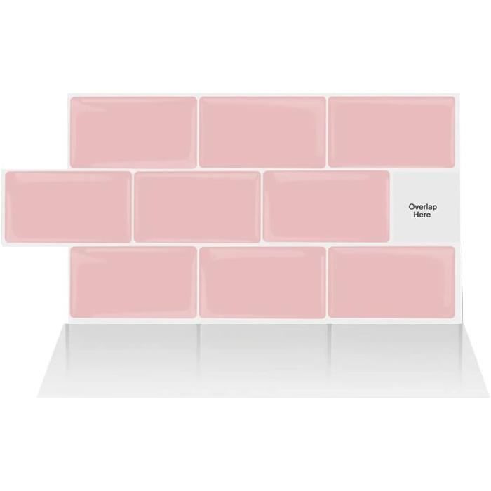 Lot De 32 Autocollants Muraux En Vinyle Effet Marbre Pour Carrelage Mural De Cuisine, Salle De