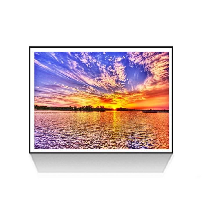 Coucher De Soleil Bord De Mer 30x40cm Point De Croix Broderie Bricolage Peinture Ronde Complete De Diamant Achat Vente Chambre Complete Coucher De Soleil Bord De Mer Cdiscount