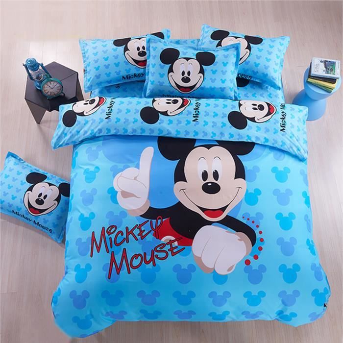 Parure De Lit Enfant Housse De Coquette Mickey 150x200 1personnes Achat Vente Housse De Couette Seule Cdiscount