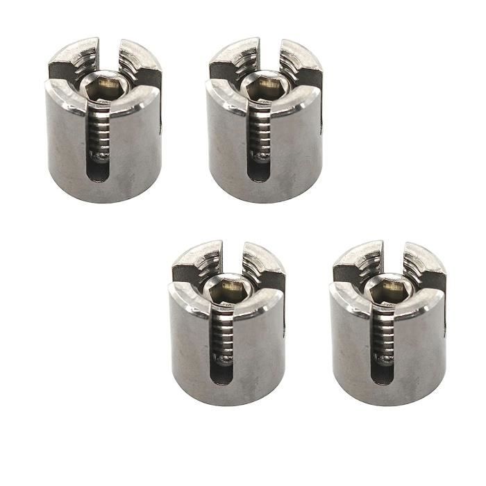 15 Serre-câbles En Acier Inoxydable M3 - Pour Câbles, Suspensions, Fixation
