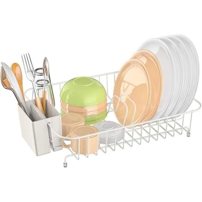 Égouttoir à Vaisselle Monocouche Gouttoir à Vaisselle En Acier Inoxydable, Polyvalent, Grande