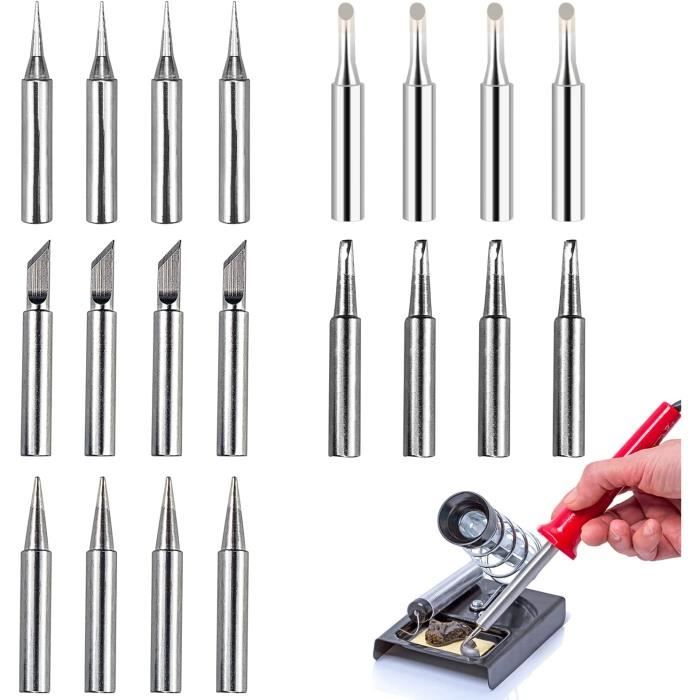 Lot De 6 Pointes De Fer à Souder Interface E10 - Type B, C, K - Cuivre Anti-rouille, Portable - 2