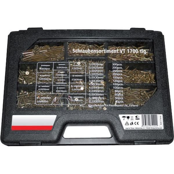 Assortiment De Vis Multifonctions Pour Bois 1700 Pi ces Cdiscount 