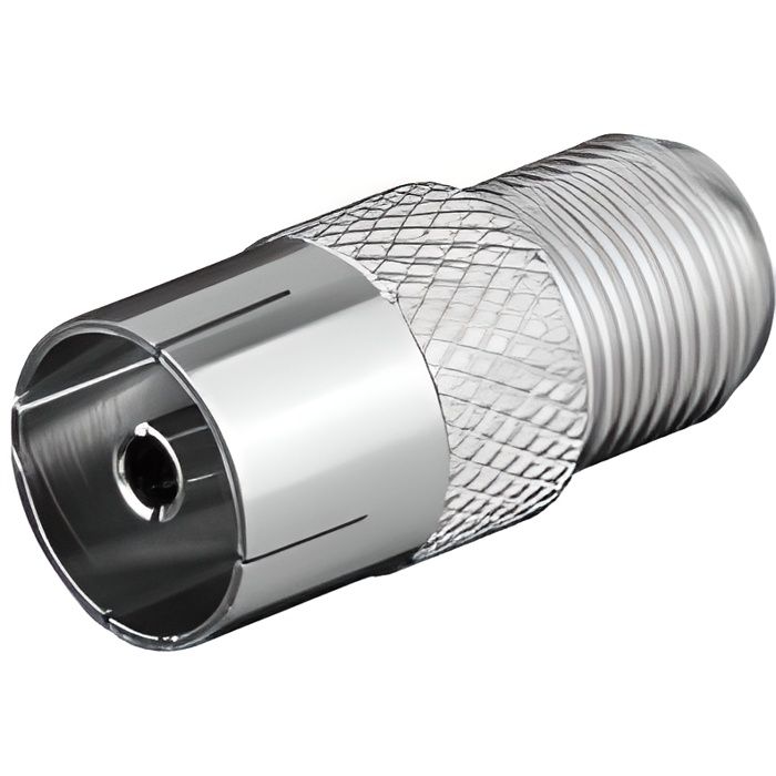 Adaptateur Tv-Sat Fiche-F femelle 9.5mm