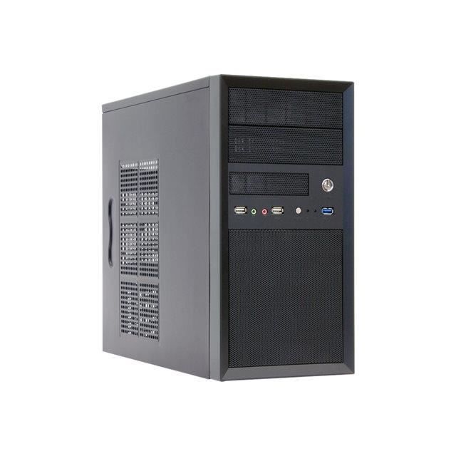 Chieftec Mesh Series CT-01B - Mini-tour - Micro ATX - Pas dalimentation - USB/Audio