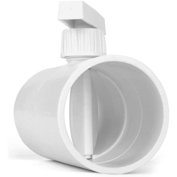 Soupape Régulation Pvc Vanne Manuelle Conduit D air Contrôle Du Volume