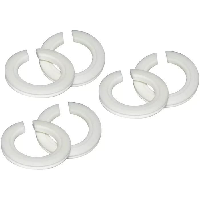 Anneaux Réducteurs E27 Vers E14 BYX - Lot De 8, Pour Adapter Un Abat-jour Sur Douille Plus Petite