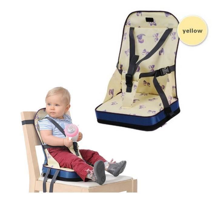 Pliant Siege Rehausseur Coussin De Chaise Haute Avec Harnais 5 Points Securite Pour Bebe Manger Facilement Dehors Voyage Achat Vente Chaise Haute Cdiscount