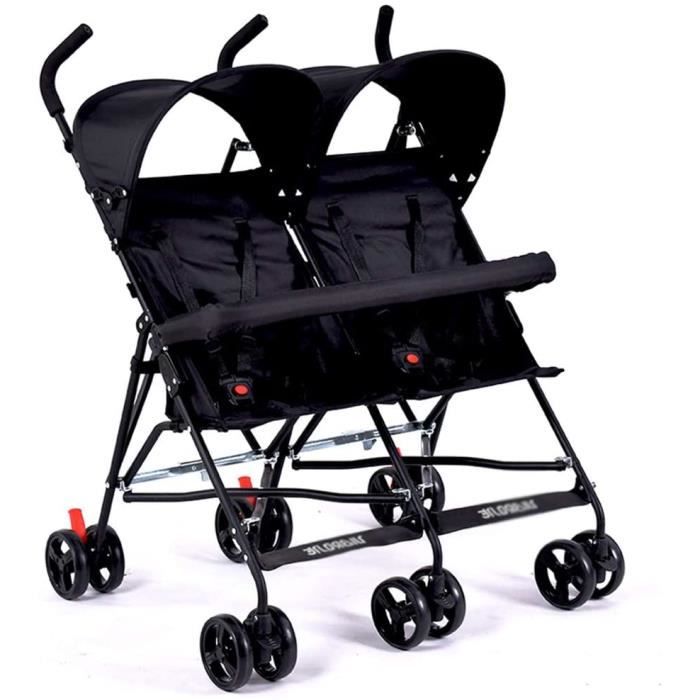 Achat poussette canne double online