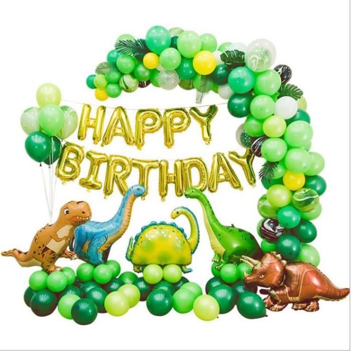 Joyeux anniversaire Dinosaur Balloon Foil Mylar 18 », Fête des dinosaures,  Fête sur le thème des dinosaures, Fête jurassique, Anniversaire des