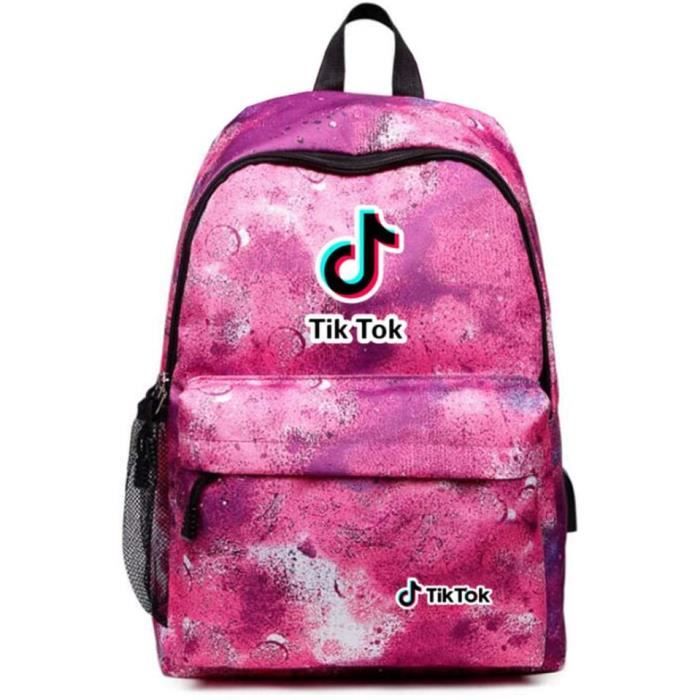 CARTABLEgrave Dos TIK Tok avec Trou de Chargement USB Sac agrave