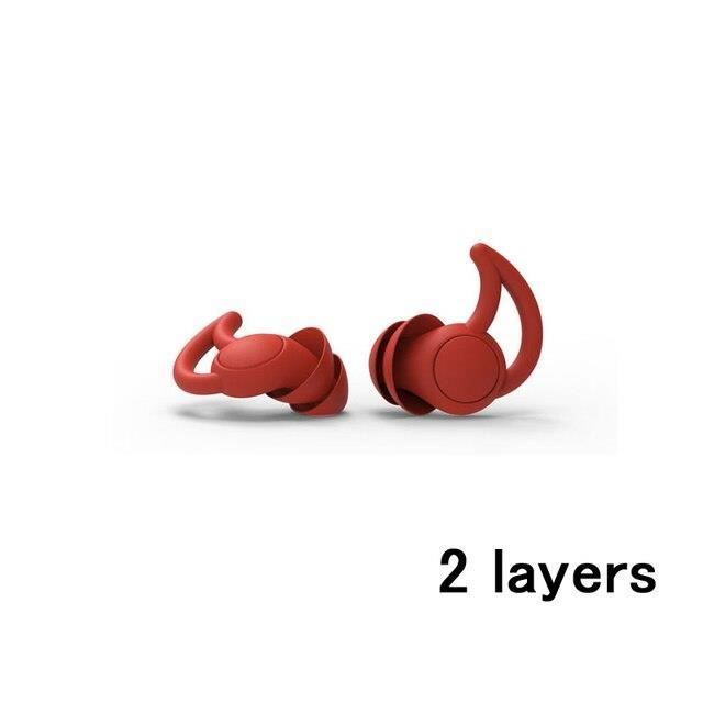 Bouchons D'oreille Pour Dormir - Réduction Bruit -35dB - 3 Tailles S/M/L - Blanc - Réutilisables - 8