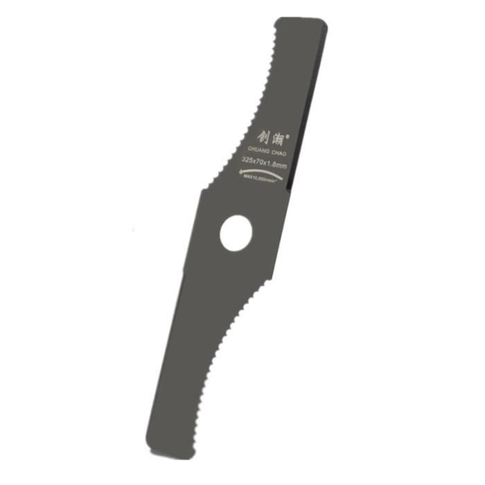 Lame Métallique Pour Débroussailleuse Einhell - Double Lame Avec Disque De Protection - Compatible GE-CT 18 LI, Gardol, Mr. Gardener - Diamètre 9,5 Cm