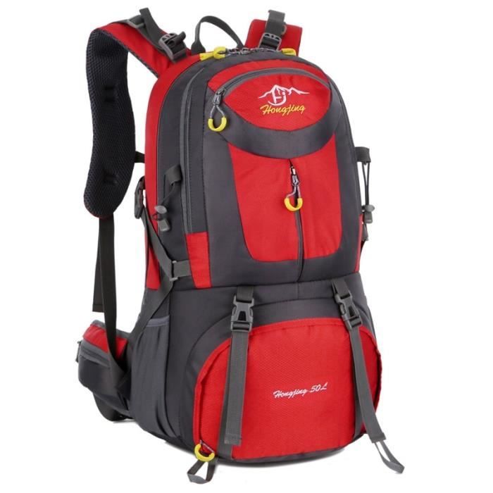 50l rouge Sac dos de grande capacit pour hommes accessoire