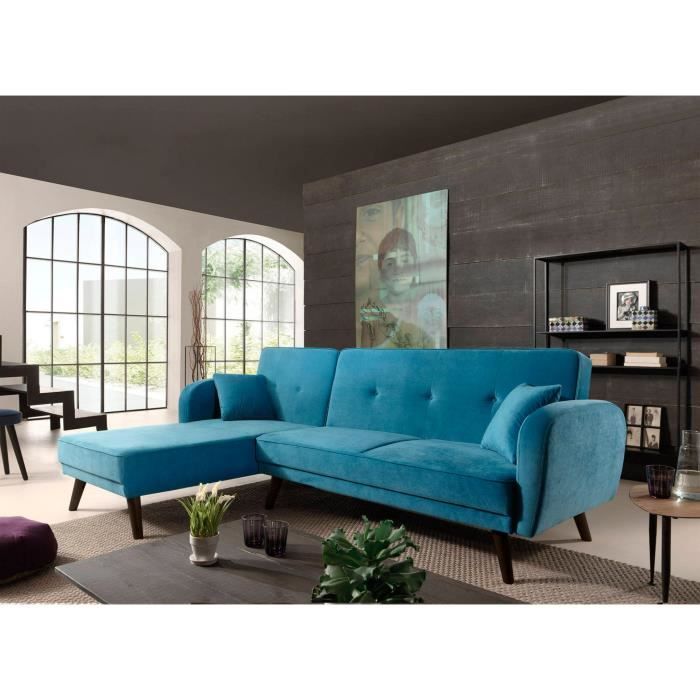 Olaf Canape D Angle Reversible Scandinave Convertible Revetement