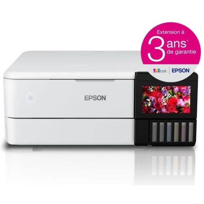 Imprimante Multifonction 3-en-1 - EPSON - Ecotank ET-8500 - Jet d