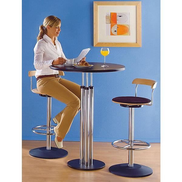 Table De Cafeteria Plateau En Werzalit O 800 Mm Hauteur 1100 Mm