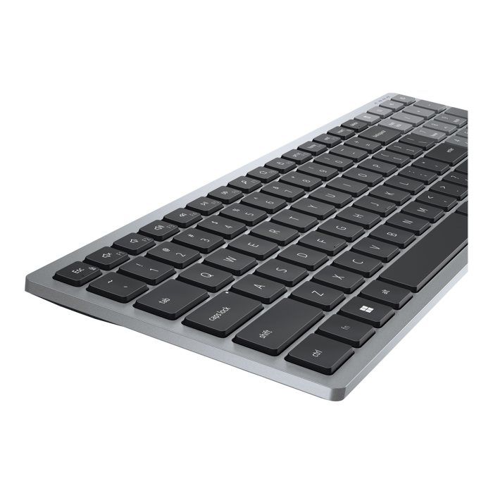 Dell KB740 Clavier compact dispositif sans fil 2.4 GHz Bluetooth 5.0 QWERTZ Allemand titan avec Service d'échange avancé le jour ouvrable suivant - vue 2