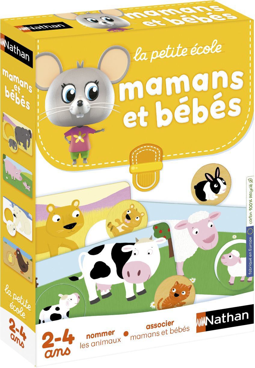 Jeu Éducatif Nathan 31401nathan – La Petite École Mamans et Bébés - vue 10