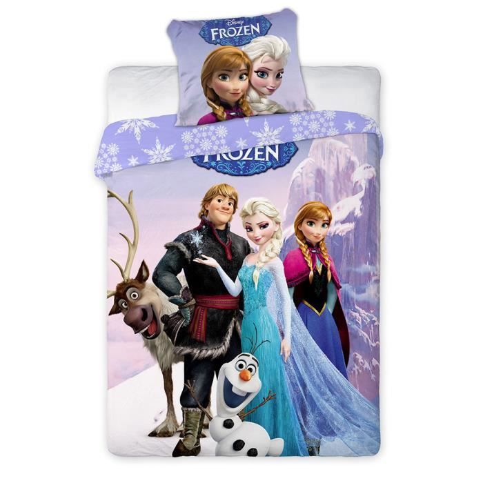 Couverture dhiver Plaid La Reine des Neiges Disney en Pail 100 x 140 cm