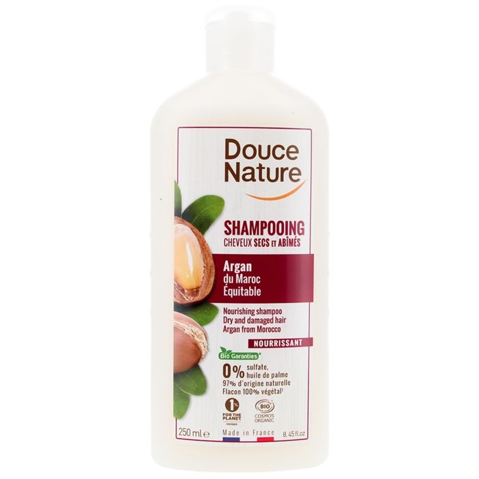 Shampooing Huile dArgan cheveux secs et abimés bio & équitable