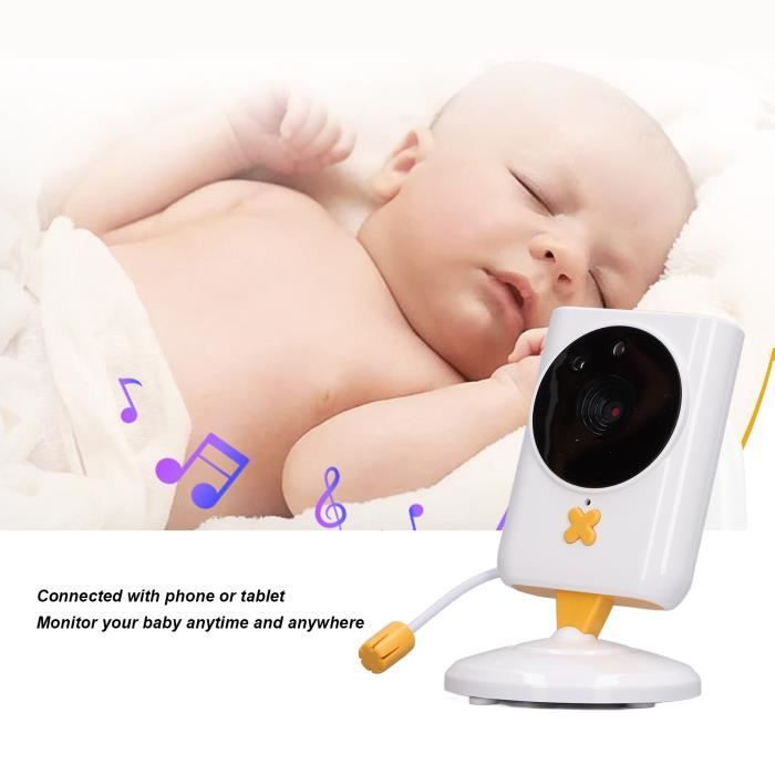 SWEET Caméra de surveillance pour bébé Moniteur de caméra HD pour bébé, vue  nocturne, moniteur de sécurité à domicile Prise UE - Cdiscount Bricolage
