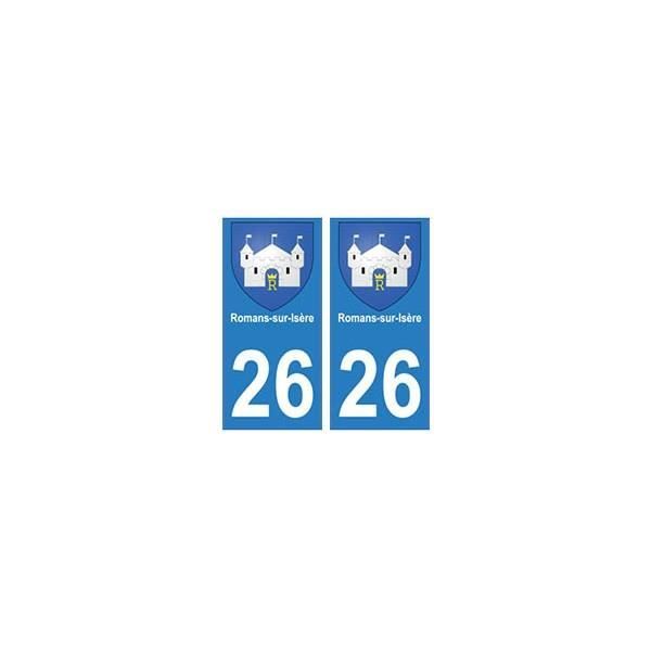 26 Romans Sur Isere Blason Autocollant Plaque Stickers Ville Angles Arrondis Arrondis Achat Vente Decoration Vehicule 26 Romans Sur Isere Blason Cdiscount