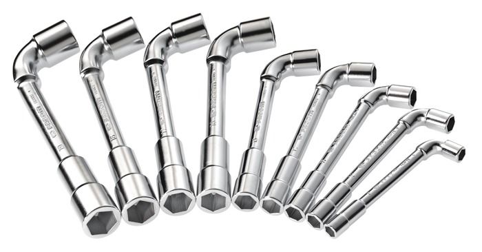 Jeu de 9 clés à pipe débouchées FACOM 75.J9PB 8 à 19 mm - vue 2