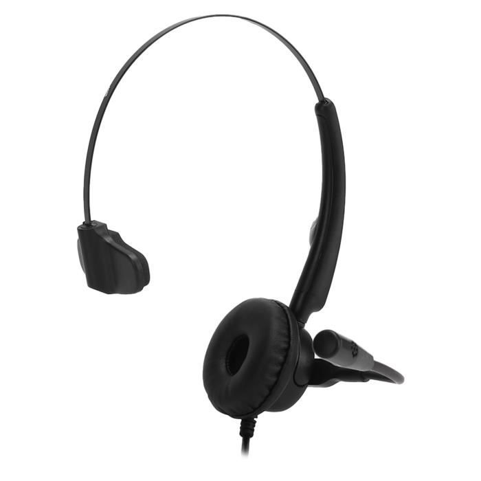 Casque USB Avec Micro Antibruit - Compatible Skype, Zoom, Teams - Pour Télétravail Et Conférences - Léger Et Confortable