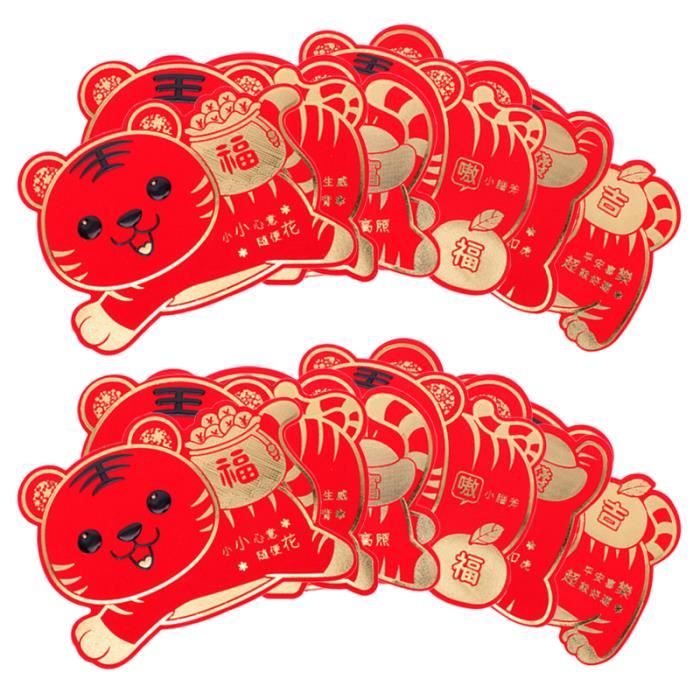 36 Enveloppes Rouges Nouvel An Chinois 2026 - Hong Bao Pour Fête Du Printemps, Mariage, Cadeaux - 3