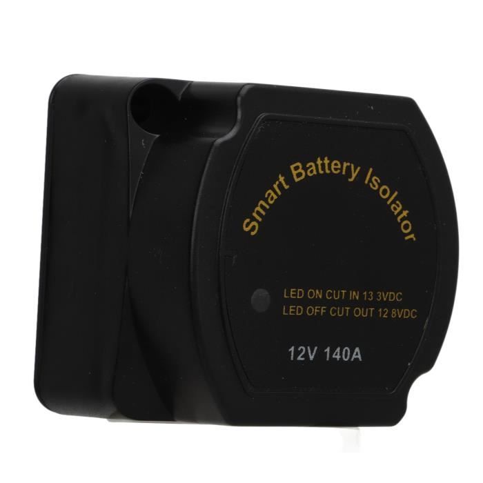 Relais VSR Intelligent 12V 140A Étanché IP67 – Isolateur De Batterie Double Pour Voiture, Camping-Car, UTV, ATV, Yacht Et Marine